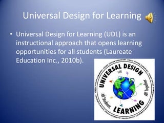 Universal Design for Learning | PPTX