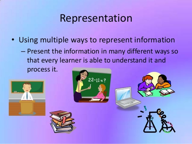 Universal design for learning