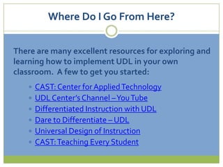 Principle IIIProvide multiple means of engagementStudents vary in what attracts their attention and holds their interest.  They are influenced by environment, previous experiences , and their abilities to cope and reflect.