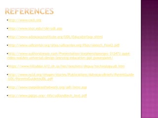 referenceshttp://www.cast.org