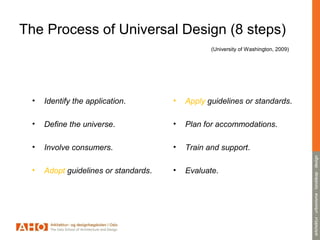 Univation Process Design Package Example Universal Design (UD) - And Introduction | PPT