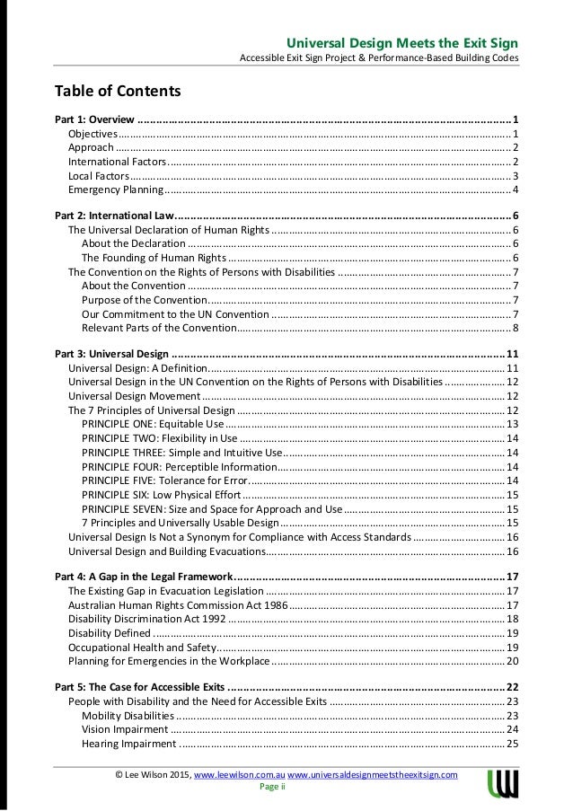 Universal Design Meets The Exit Sign White Paper By Lee Wilson Versio Universal Design Meets The Exit Sign White Paper By Lee Wilson Versio