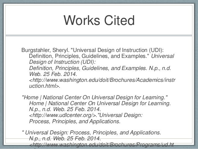 What is a works cited page called in mla picture