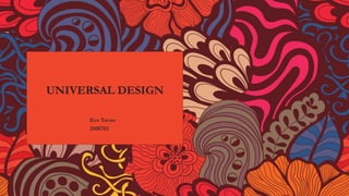 Universal Design Presentation | PPTX