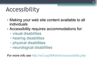 Universal Design for the Web | PPT