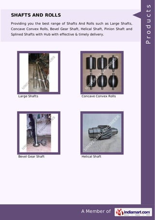 UNIVERSAL ENGINEERS
ISO 9001:2008
GalleryGalleryGalleryGallery
Slewing Ring Bearing
www.universal-engineers.net
 
