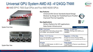 Supermicro’s Universal GPU: Modular, Standards Based and Built for the Future