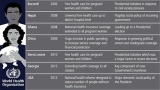 Universal health coverage