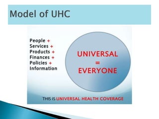Universal health coverage final | PPTX