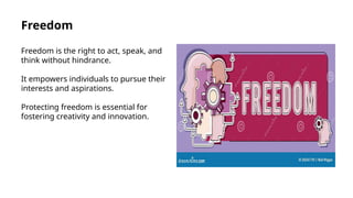 Freedom Values Examples Universal Human Values Universal Human Values | PPTX