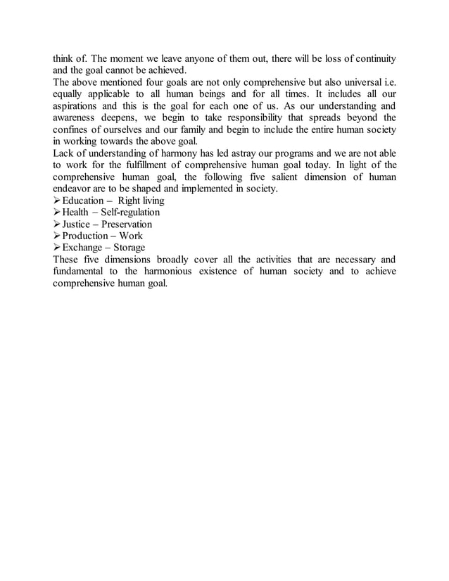 Universal Human Values And Professional Ethics Notes Docx