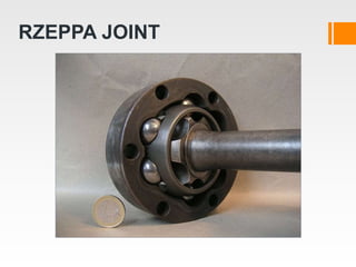 Universal joint and intermittent motion mechanism | PPTX