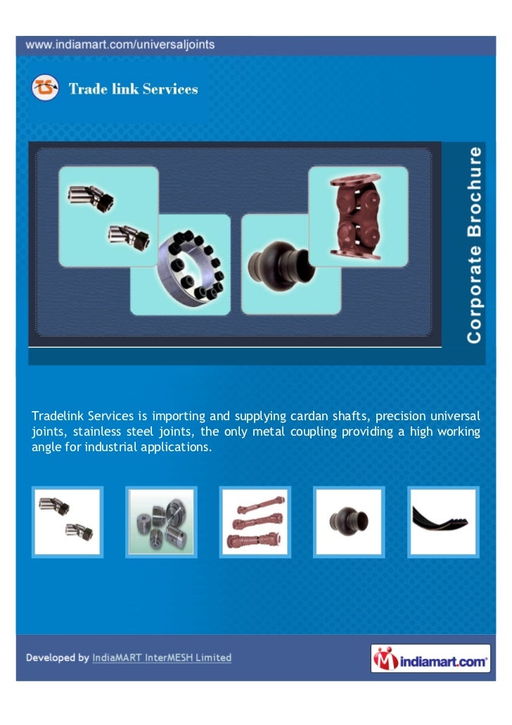 Tradelink Services, Chennai, Precision Universal Joints