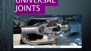UNIVERSAL
JOINTS
 
