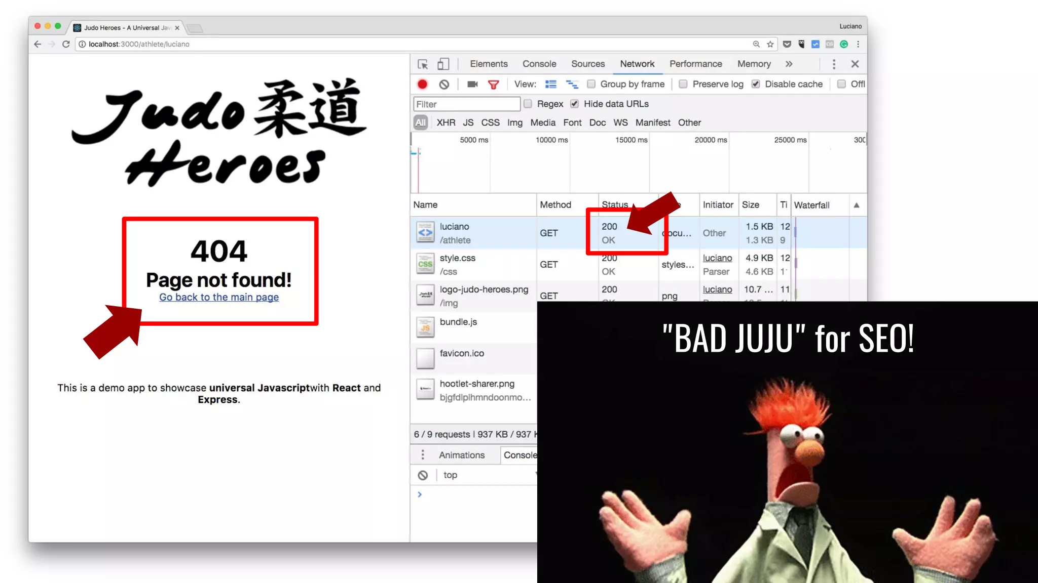 "BAD JUJU" for SEO! 