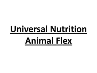 Universal Nutrition
Animal Flex
 