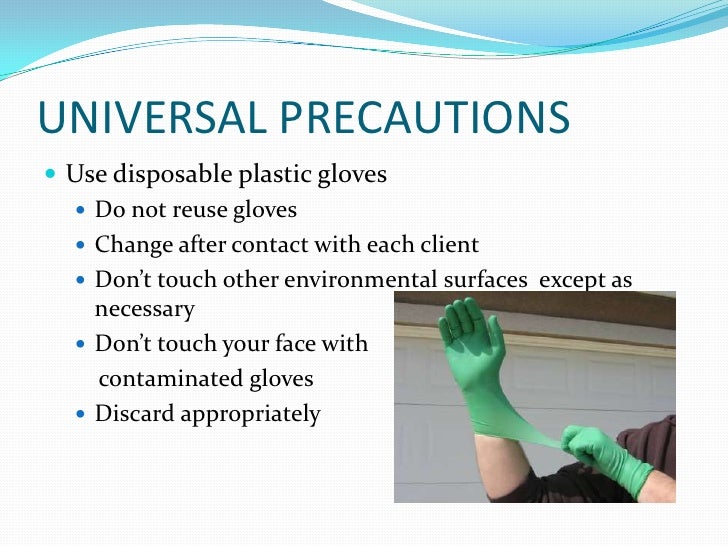 Universal precautions