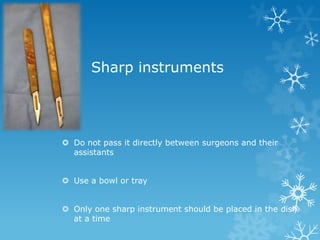 Sharp Instrument Safety.pdf Universal precautions. | PPTX