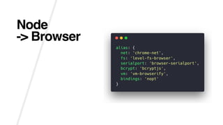 Node
-> Browser
 