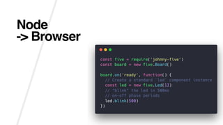 Node
-> Browser
 