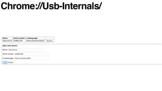 Chrome://Usb-Internals/
 