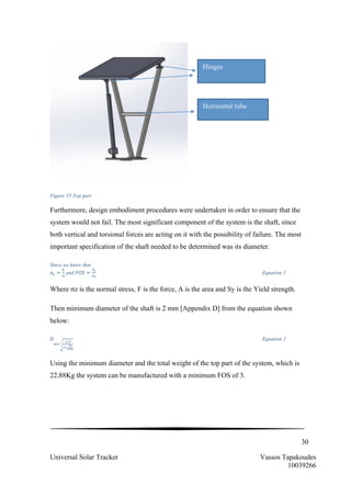 Universal solar tracker final report | PDF