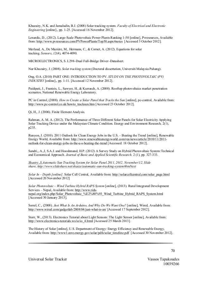Universal Solar Tracker Final Report