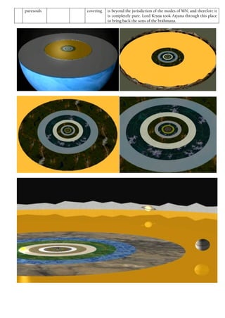 puresouls covering is beyond the jurisdiction of the modes of MN, and therefore it
is completely pure. Lord Kåñëa took Arjuna through this place
to bring back the sons of the brähmaëa.
 