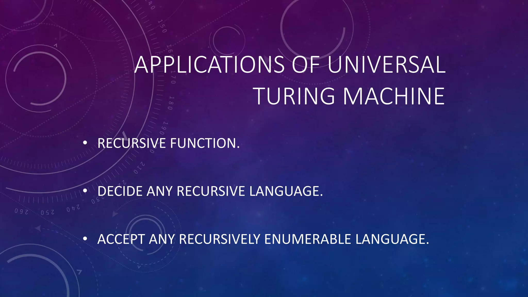 Universal Turing Machine.pptx | Computing | Technology & Computing