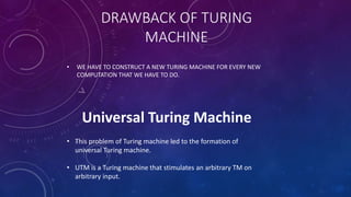 Universal Turing Machine.pptx | Computing | Technology & Computing
