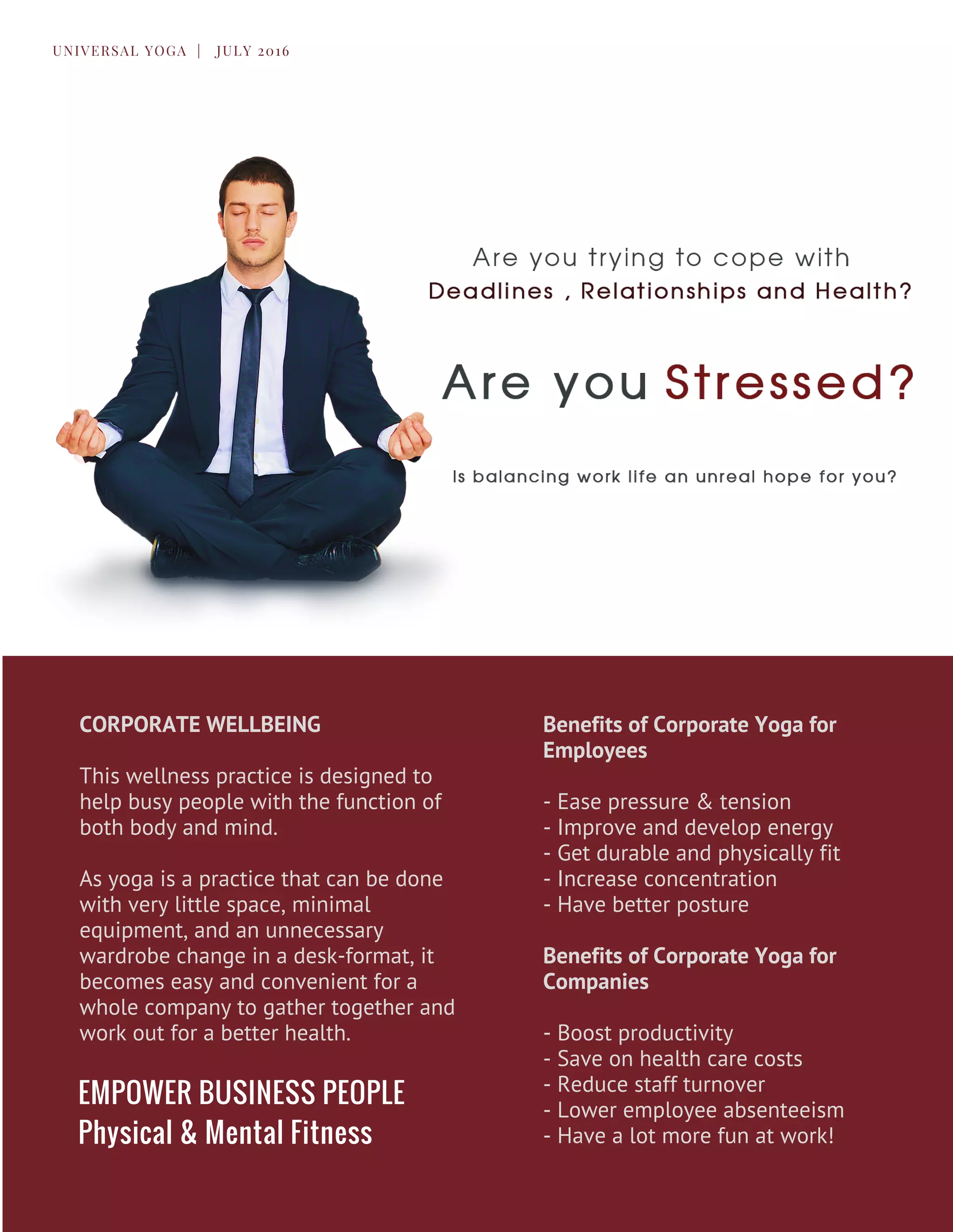 Universal yoga catalog 2016 PDF