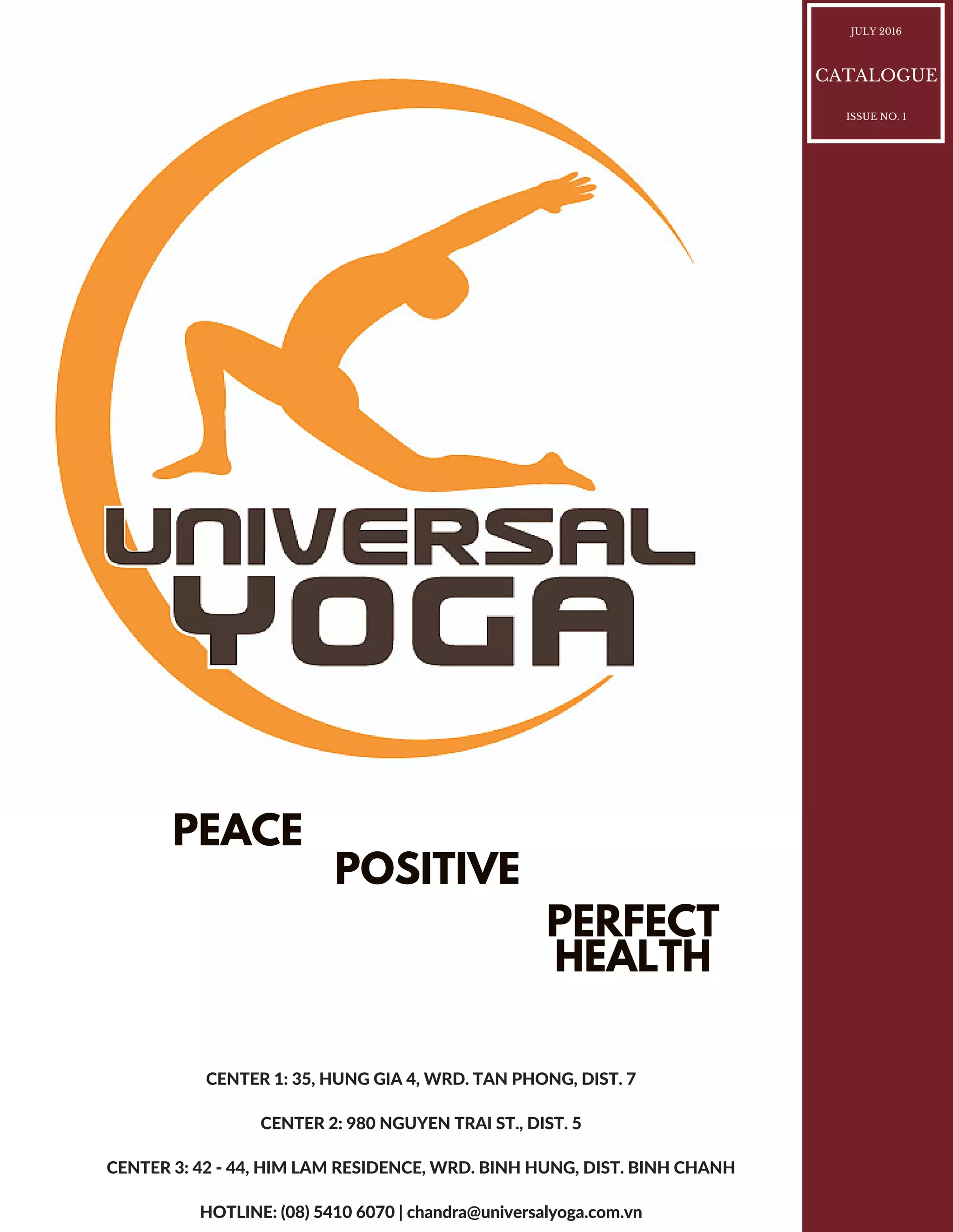 Universal yoga catalog 2016 PDF