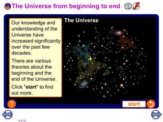 16 of 20
The Universe from beginning to end
 