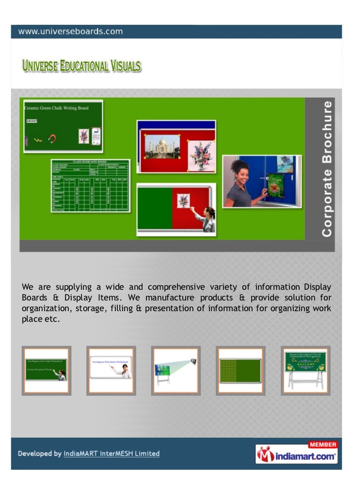 Universe Educational Visuals, Trichy, Boards & Display Items