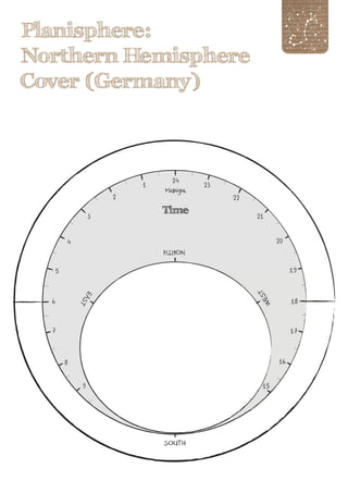 Planisphere:
Northern Hemisphere
Cover (Germany)
 