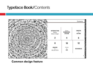 Typography Presentation.pdf Univers Typography Book Presentation | PDF