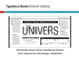 Univers Typography Book Presentation Slide 11