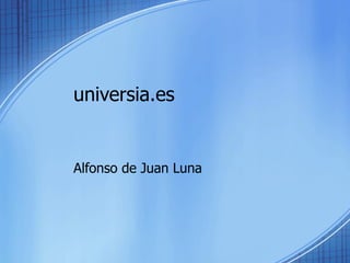 universia.es Alfonso de Juan Luna 