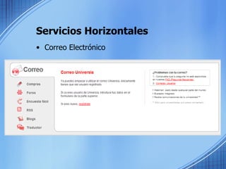 Servicios Horizontales Correo Electrónico 