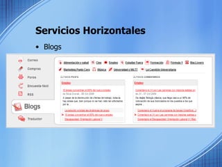 Servicios Horizontales Blogs 
