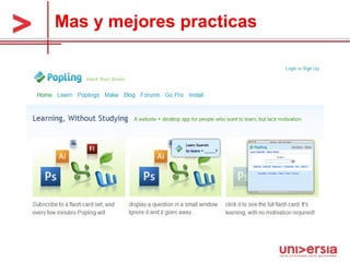 Mas y mejores practicas 
