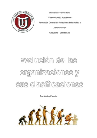 Universidad “Fermín Toro” 
Vicerrectorado Académico 
Formación General de Relaciones Industriales y 
Administración 
Cabudare - Estado Lara 
Por Mariley Palacio 
 