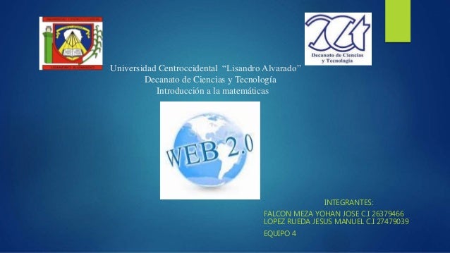 Universidad Centroccidental “Lisandro Alvarado”
Decanato de Ciencias y Tecnología
Introducción a la matemáticas
INTEGRANTE...