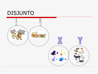 DISJUNTO A  B X  Y 