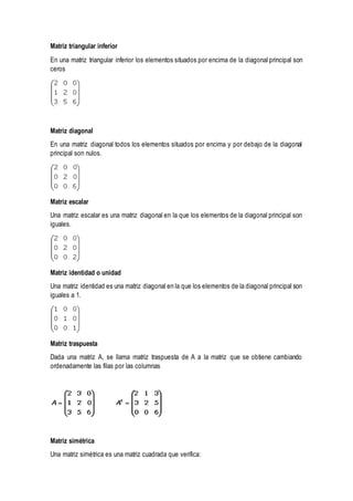 Matriz Diagonal Inferior Universidad abierta para adultos | DOCX