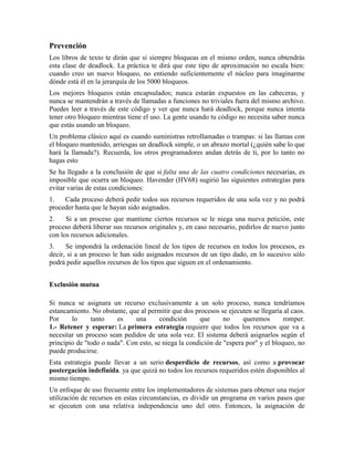 deadlok- interbloqueos