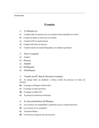 deadlok- interbloqueos