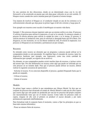 deadlok- interbloqueos