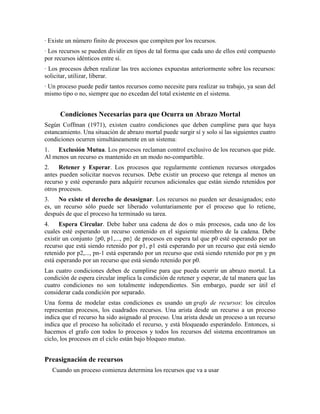 deadlok- interbloqueos