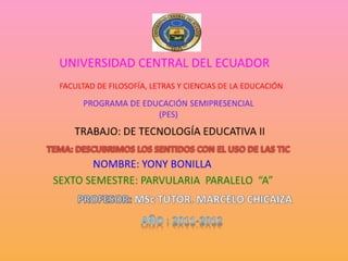 Universidad central del ecuador